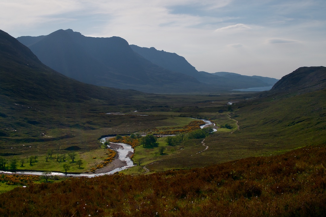 Abhainn Srath na Sealga and An Teallach