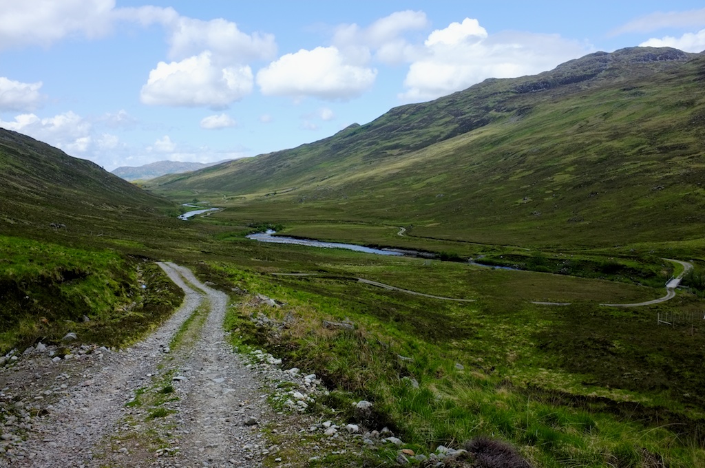 Looking back to Invergusen